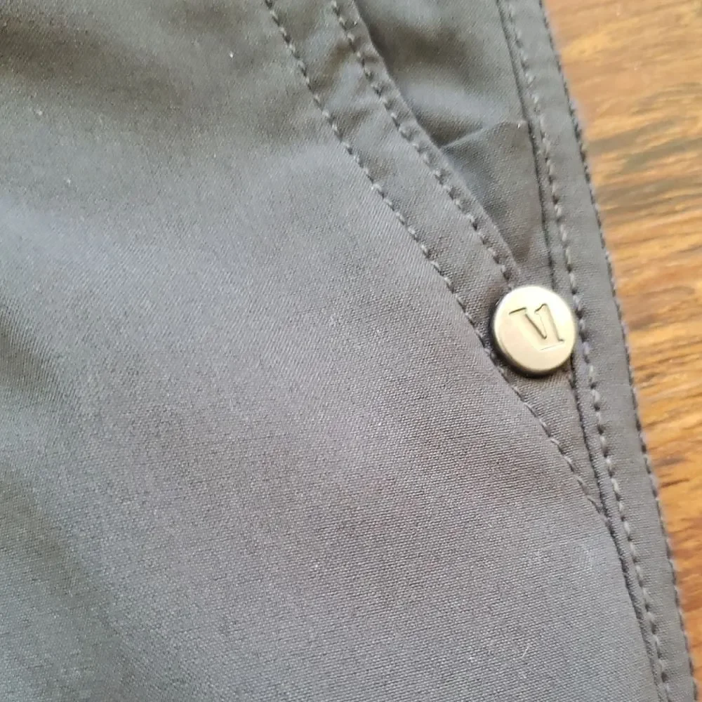 Vuori Mens Charcoal Lined Joggers Size XL Athleisure Casual Trendy